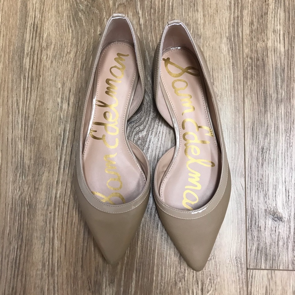 Sam Edelman “Rena” nude slip on flats
